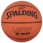 Ballon de basket - spalding - layup tf - 50 - couleur orange - pour adultes - homme