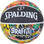 Ballon spalding rainbow graffiti rubber - rainbow - taille 5