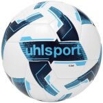 Ballon uhlsport team classic - blanc / bleu marine / bleu ciel - taille 3