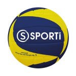 Ballon de volley - sporti - entrainement - pvc 18 panneaux - taille 5 - 21 cm
