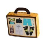 Ballotin valise vacances en carton