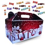 Ballotin xxl garni dun mga assortiment de 300 mini - chocolats kinder celebrations milka daim