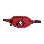 Sac banane jordan air jordan rouge et noir - 100% polyester - h13 x l20 x p5cm