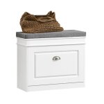 Sobuy banc à chaussures meuble d?entrée avec rangement à abattant et coussin rembourré coffre chaussures ... Sobuy banc à chaussures meuble d?entrée avec rangement à abattant et coussin rembourré coffre chaussures ...