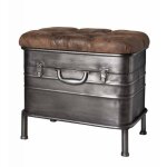 Banc & coffre de rangement cervin 51cm anthracite