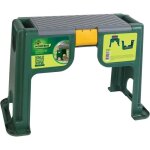 Banc de jardinage r�versible - nortene - garden - sit - coussin en eva - coffre de rangement - vert