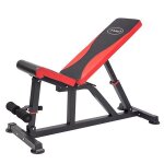 Banc de musculation - hms - l8015 - r�glable multi - positions - robuste - 200 kg max