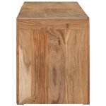 Banc - vidaxl - 160x38x45 cm - bois dacacia massif - int�rieur - style rustique