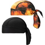 Bandana de cyclisme - netboat - s�chage rapide - noir et jaune