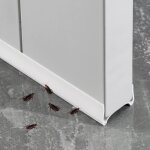 Bande dtanchit en bas de porteporte bas joint strip adhsif sous la porte coupe - froid 96cm bande ...
