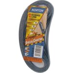 Bande pour lime �lectrique - norton - lot de 12 - grains assortis 50 / 80 / 120 - 13x454 mm