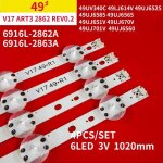 Bandes de rétroéclairage led pour téléviseur lg 49 v17 art3 2862 rev0. 2 6916l - 286pipeline 6916l - ... Bandes de rétroéclairage led pour téléviseur lg 49 v17 art3 2862 rev0. 2 6916l - 286pipeline 6916l - ...
