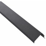 Bande de rive toiture acier galvanis laqu mat aspect tuile - l: 1. 2 m - l: 17 cm - gris anthracite ...