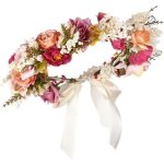Bandeau de fleurs floral couronne couronne guirlande cuillère avec ruban pour accessoires de cheveux ... Bandeau de fleurs floral couronne couronne guirlande cuillère avec ruban pour accessoires de cheveux ...