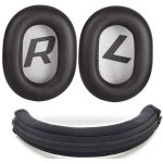 Bandeau de protection - glx - compatible plantronics backbeat pro 2 - mousse et cuir - noir - facile ...