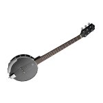 Banjo 6 cordes open back avec tte de guitare