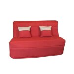 Banquette bz convertible axel bordeaux couchage140 * 200cm matelas confort bultex