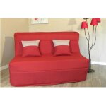 Banquette bz convertible axel bordeaux couchage160 * 200cm matelas bultex