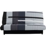 Banquette clic - clac - 3 places - piste gris - 190 x 90 x 92 cm - pixie Banquette clic - clac - 3 places - piste gris - 190 x 90 x 92 cm - pixie