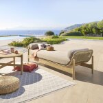 Banquette de jardin deona 2 places acacia - hesp�ride