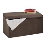Relaxdays banquette de rangement revêtement velours 80 l salon coffre à assise matelassée 38x77x39 cm ... Relaxdays banquette de rangement revêtement velours 80 l salon coffre à assise matelassée 38x77x39 cm ...