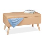Relaxdays banc de rangement banquette similicuir coffre 40 litres 4 pieds pouf tabouret hxlxp: 40 x 80 ... Relaxdays banc de rangement banquette similicuir coffre 40 litres 4 pieds pouf tabouret hxlxp: 40 x 80 ...