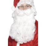 Barbe pre nol adulte - smiffys - taille unique - blanche - pour enfant