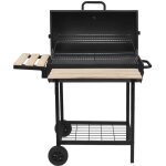 Robby barbecue  charbon 76x33. 5cm avec chariot - smoker one xl