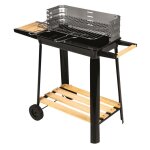 Barbecue à charbon calabria - grille de cuisson en acier chromé - surface de cuisson : 49 x 28 cm - noir ... Barbecue à charbon calabria - grille de cuisson en acier chromé - surface de cuisson : 49 x 28 cm - noir ...