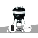Barbecue � charbon charcoal kettle pro 47 cm + housse pour barbecue � charbon kettle pro 47 cm + r�tissoire ...