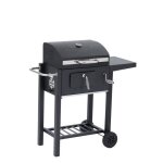 Barbecue � charbon marius - fumoir smoker am�ricain - 2 grilles de cuisson et 1 grille � charbon - surface ...