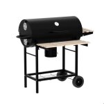 Barbecue à charbon - sunjas - bbq de bois de jardin avec 2 etagères en bois (101×70. 5×94. 5cm) Barbecue à charbon - sunjas - bbq de bois de jardin avec 2 etagères en bois (101×70. 5×94. 5cm)