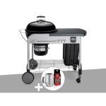 Barbecue  charbon weber performer premium gbs 57 cm noir + kit chemine