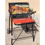 Barbecue  cuisson verticale avec systme brevet multicolore 71x86x100. 5 cm