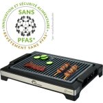 Barbecue lectrique little balance - easy nopifas - surface de cuisson 38 x 25 cm - revtement microcramique ...