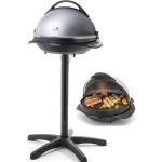 Barbecue lectrique sur pied et sur table senya syck - g043 - plaque en fonte amovible et thermostat ...