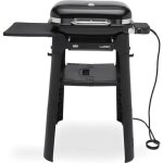 Barbecue lectrique weber lumin compact black stand noir
