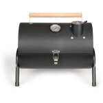 Livoo barbecue fumoir portable 33. 5x22cm noir - doc269