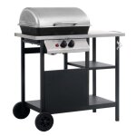 Vidaxl barbecue  gaz avec tablette  3 couches gril dextrieur gril de cuisson cour jardin fte en plein ...