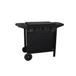 Barbecue � gaz + plancha - grill garden - noir - 3 br�leurs - avec capot de protection - allumage piezo ...
