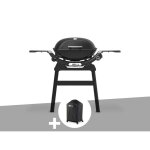 Barbecue � gaz q 2200n noir avec pied + housse - weber