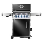 Barbecue � gaz rogue pro - s noir 3 br�leurs + 1 sizzle zone + 1 br�leur arri�re - napol�on