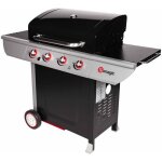 Barbecue gaz somagic manhattan 400 gp - cuve �maill�e 72 x 44 cm - 14 kw