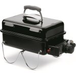 Barbecue  gaz - weber - go - anywhere - cuve et couvercle en acier maill - brleur inox