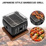 Barbecue japonais grilles de barbecue au charbon de bois en alliage daluminium int�rieur ext�rieur barbecue ...
