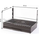 Barbecue le marquier original vulcain 61x33 acier