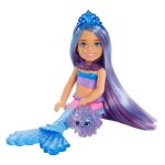 Barbie - chelsea sirne et accessoires - poupe - 3 ans et +