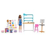 Barbie - coffret atelier artistique - poupe mannequin - ds 3 ans hcm85