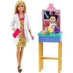 Barbie - coffret mtier barbie docteure avec poupes barbie et patiente et accessoires mdicaux - poupe ...