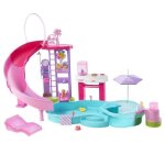 Barbie - coffret piscine de rêve - toboggan et jacuzzi - plus de 20 accessoires - barbie - jfp01 Barbie - coffret piscine de rêve - toboggan et jacuzzi - plus de 20 accessoires - barbie - jfp01